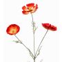 Ramo artificiale con cestino decorativo BRALTO, arancione, 80 cm