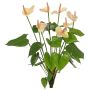 Anthurium artificiale NAKITA su stelo, rosa-crema, 50 cm