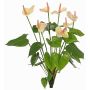 Anthurium artificiale NAKITA su stelo, rosa-crema, 50cm