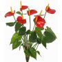 Anthurium artificiale NAKITA su stelo, rosso, 50cm