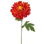 Fiore artificiale di crisantemo DELPHINA, arancione scuro, 65 cm, Ø 14 cm