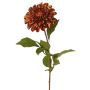 Dalia in raso TINFAS, color rame, 60 cm, Ø 13 cm