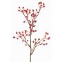 Ramo artificiale di rosa selvatica HIKERNO con cinorrodi, rosso, 60cm