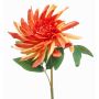Fiore artificiale dalia GREWAL, salmone-pesca, 75cm, Ø19cm