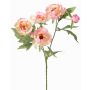 Ramo artificiale di peonia LARDUAN, Eco Collection, rosa-bianco, 60cm, Ø7cm
