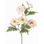 Ramo artificiale di peonia LARDUAN, Eco Collection, rosa pallido-bianco, 60cm, Ø7cm