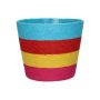 Cestino per piante NERIONKO MULTI, turchese-rosso-giallo-rosa, 13 cm, Ø 15,5 cm