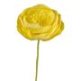 Fiore artificiale Ranuncolo PINERY in carta, giallo, 45 cm