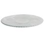 Piatto in vetro CATHLENN con scanalature, trasparente, 2 cm, Ø 26 cm