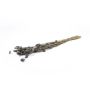 Erba secca Phalaris BRAGILA, mazzo, grigia, 50-75 cm, Ø 12 cm