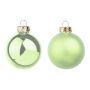 Pallina di Natale CLARIBELLE, opaca-lucida, 36 pezzi, verde chiaro, Ø 4 cm