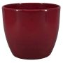 Piccolo vaso da fiori TEHERAN BASAR, ceramica, rosso vino, 8,5cm, Ø10,5cm