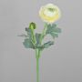 Ranuncolo artificiale CADISS, color crema, 50 cm, Ø 7,5 cm