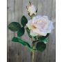 Rosa in velluto SINJE, rosa tenue, 35 cm, Ø 9 cm