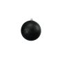 Pallina di Natale ABELIA, 4 pezzi, glitter, nero, Ø10cm