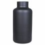 Vaso da fiori SIARA in vetro, nero-opaco, 30cm, Ø15cm