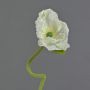Fiore decorativo papavero ANKANG, color crema, 70 cm, Ø 9,5 cm