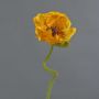 Fiore decorativo papavero ANKANG, giallo-arancio, 70 cm, Ø 9,5 cm