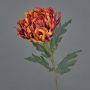 Fiore decorativo crisantemo LINGYUN, rosso-arancio, 65 cm, Ø 16 cm