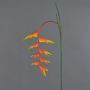 Fiore artificiale di Heliconia MEIHUA, arancione-giallo-verde, 95 cm, Ø 30 cm