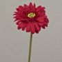 Fiore artificiale Gerbera QIUDONG, rosso, 50 cm, Ø 12 cm