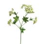 Ramoscello in plastica Euphorbia marginata MENGWEN, fiori, verde crema, 65 cm