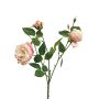 Ramo di rosa in plastica SHIYUN, rosa-crema, 60 cm, Ø 3,5-8,5 cm
