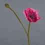 Fiore decorativo papavero YILAN, rosa, 60 cm, Ø 12 cm