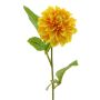 Fiore artificiale dalia WANRU, giallo-arancione, 50 cm, Ø 9 cm
