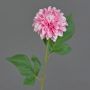 Fiore artificiale dalia WANRU, rosa-bianco, 50 cm, Ø 9 cm