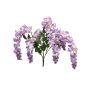 Ramo artificiale di glicine JIALAN, viola, 75 cm