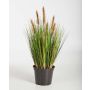 Erba artificiale di coda di volpe FELIX con pannocchie, verde-marrone, 60cm