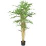 Albero in plastica a forma di bambù WANNING, tronchi veri, 150 cm