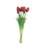 Mazzo di tulipani in tessuto LONA, rosso-nero, 45 cm, Ø 15 cm