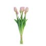Mazzo di tulipani in tessuto LONA, rosa, 45cm, Ø15cm