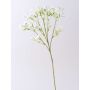 Ghirlanda di gipsofila in tessuto CECILIA, bianca, 45cm, Ø1cm