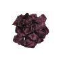 Foglie di rosa artificiali JINHUI, viola scuro, 60 pezzi
