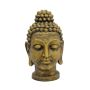 Figura decorativa Testa di Buddha SUMANA, oro anticato, 75 cm, resistente alle intemperie