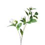 Ramo di magnolia artificiale HUANER, bianco, 130 cm