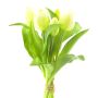 Mazzo di tulipani in tessuto LONA, bianco, 30 cm