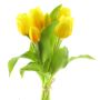 Mazzo di tulipani in tessuto LONA, giallo, 30cm