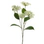 Fiore artificiale ortensia PINNIAN, bianco, 70cm, Ø9-10cm