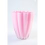 Piccolo vaso da tavolo in vetro BEA, rosa, 17 cm, Ø 14 cm