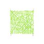 Elementi divisori LUCIE, linee, verde, set da 4, 30 cm