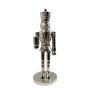 Figura decorativa Schiaccianoci argento RUNAR, 12,5x15x41cm