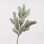 Ramo di abete finto THOMAS, neve, 55cm