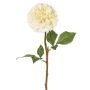 Fiore artificiale dalia BREDANA, color crema, 60 cm, Ø 11 cm