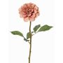 Fiore sintetico dalia BREDANA, rosa antico, 60cm, Ø11cm
