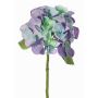 Ortensia artificiale CHIDORI, viola-blu-verde, 30 cm, Ø 13 cm
