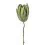Cuscino porta spilli protea artificiale LINDAR, verde, 70 cm